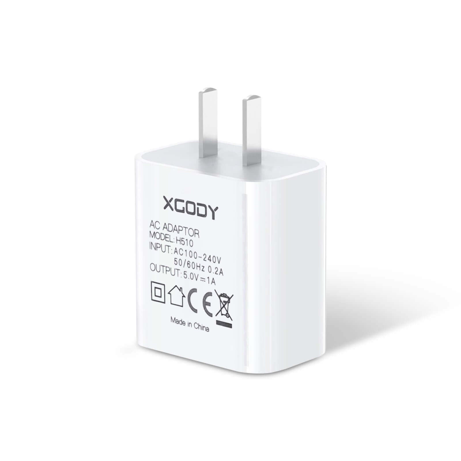 XGODY USB phone charger 5V 1A Model H510
