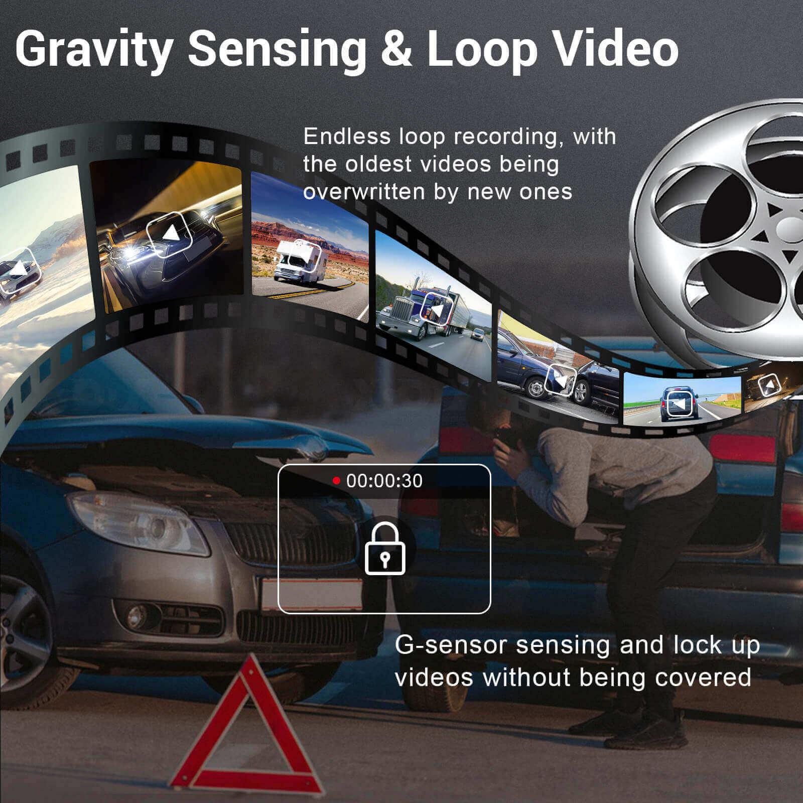 Cost-effective and Most worthwhile XGODY H13 Dash Cam | 10-Inch HD Display, 2.5K+1080P Resolution, Dual-Lens, Parking Monitoring - XGODY