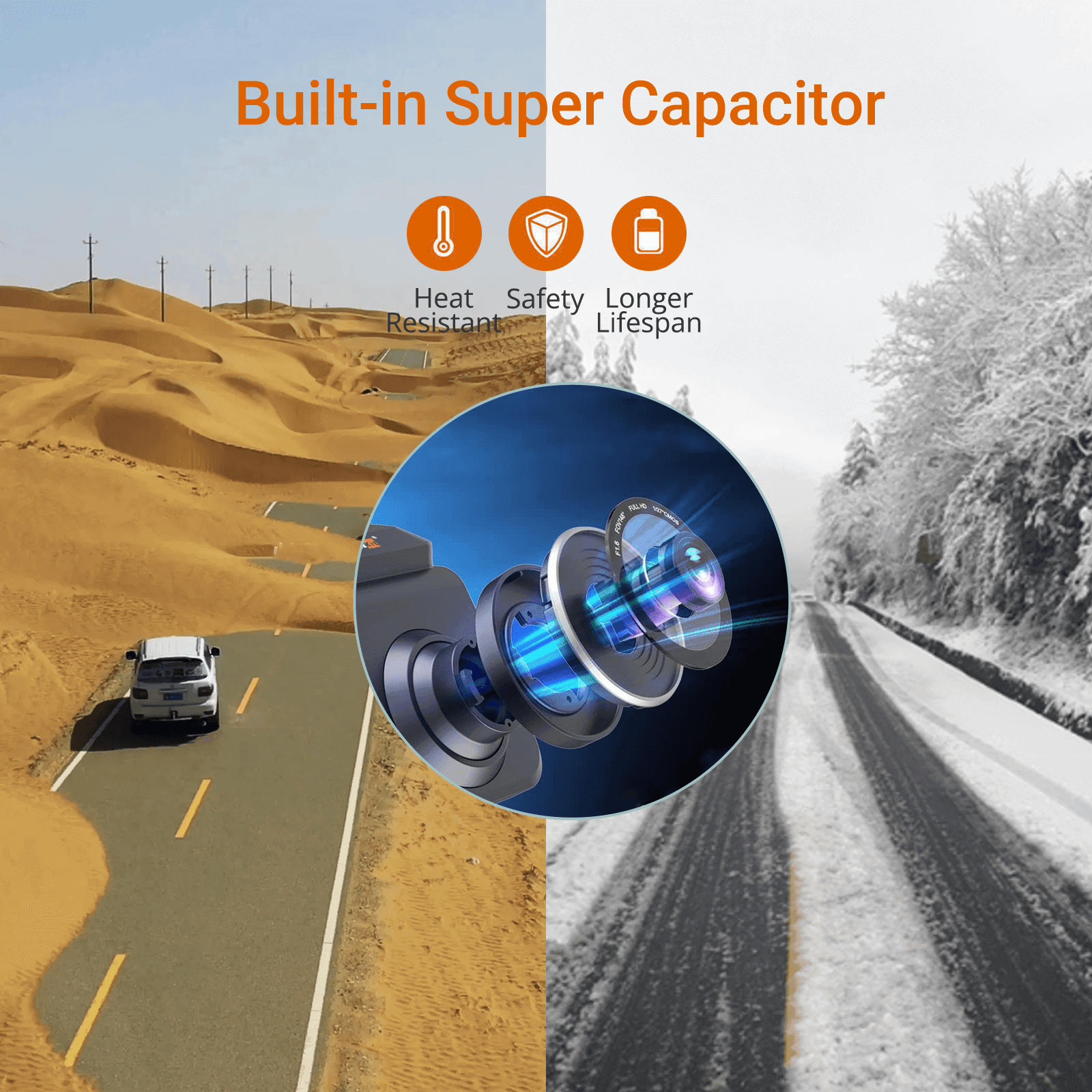 Cost-effective and Most worthwhile XGODY J402 Pro Dash Cam | 4K + 1080P Dual Lens, 24-Hour Monitoring, Night Vision - XGODY