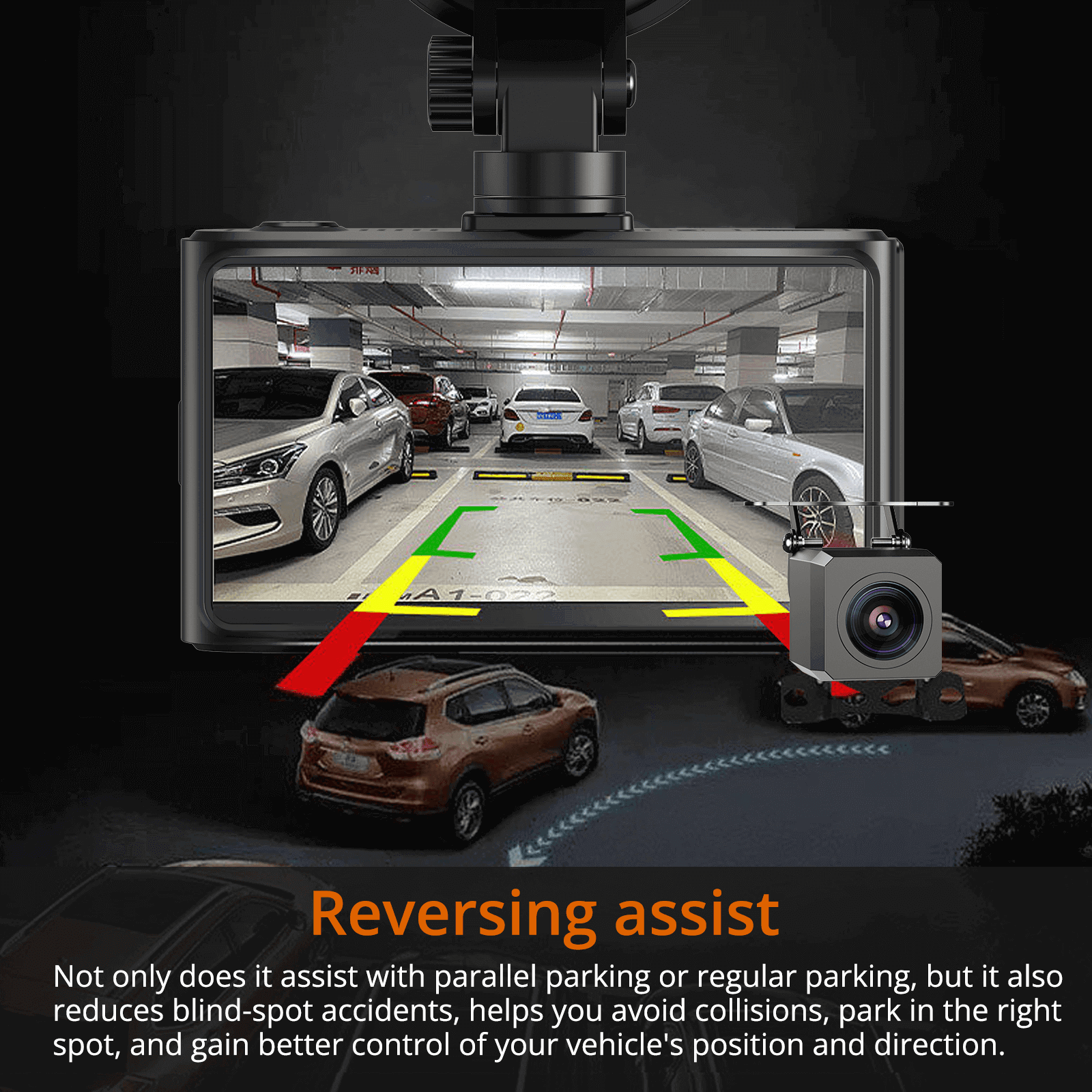 Cost-effective and Most worthwhile XGODY J402 Pro Dash Cam | 4K + 1080P Dual Lens, 24-Hour Monitoring, Night Vision - XGODY