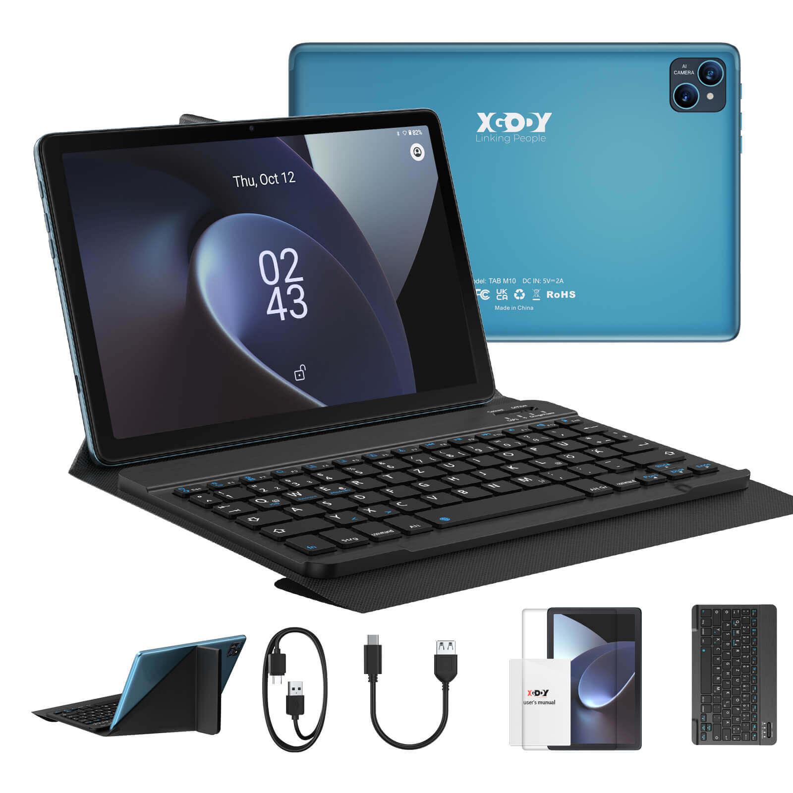 Cost-effective and Most worthwhile XGODY M10 10.1-inch HD Android 13.0 Tablet | 6GB+256GB | 13MP Camera - XGODY