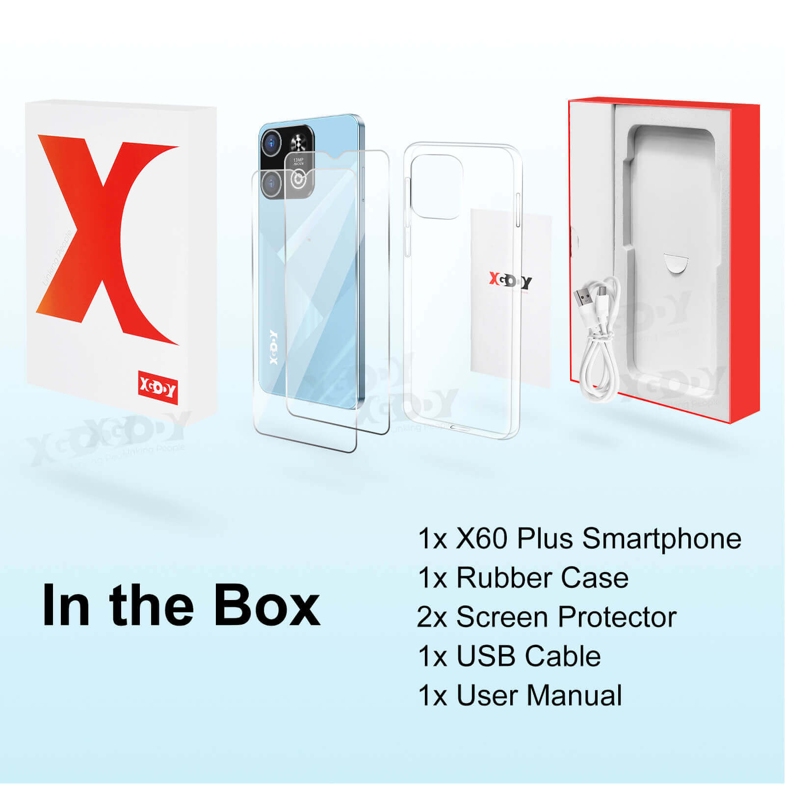 Cost-effective and Most worthwhile XGODY X60 Plus 6.5" Android 4G LTE Cell Phone With Dual SIM Phones Unlocked - XGODY