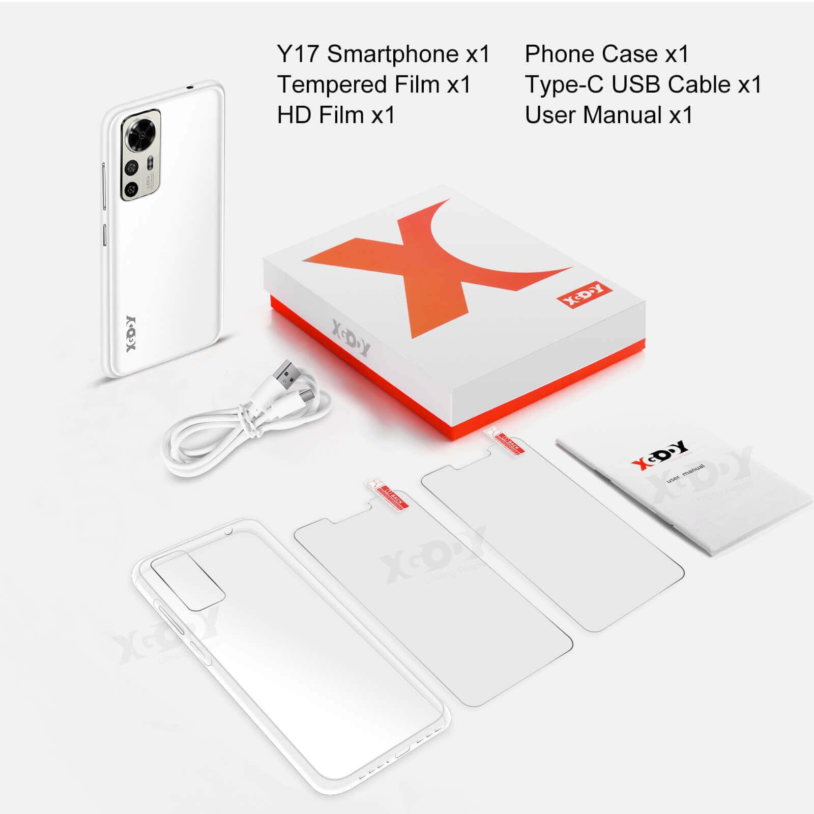 Cost-effective and Most worthwhile Y17 5.5" Android 4G LTE Phone With Dual Sim Phones Unlocked And Free Android Phone Case - XGODY