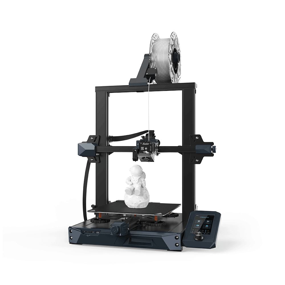 Cost-effective and Most worthwhile Creality Ender 3 S1 3D-Drucker, mit 32-Bit Silent-Motherboard, kontinuierliches Drucken nach dem Ausschalten, Knopf-Farbbildschirm, 220 * 220 * 270mm Druckgröße - XGODY