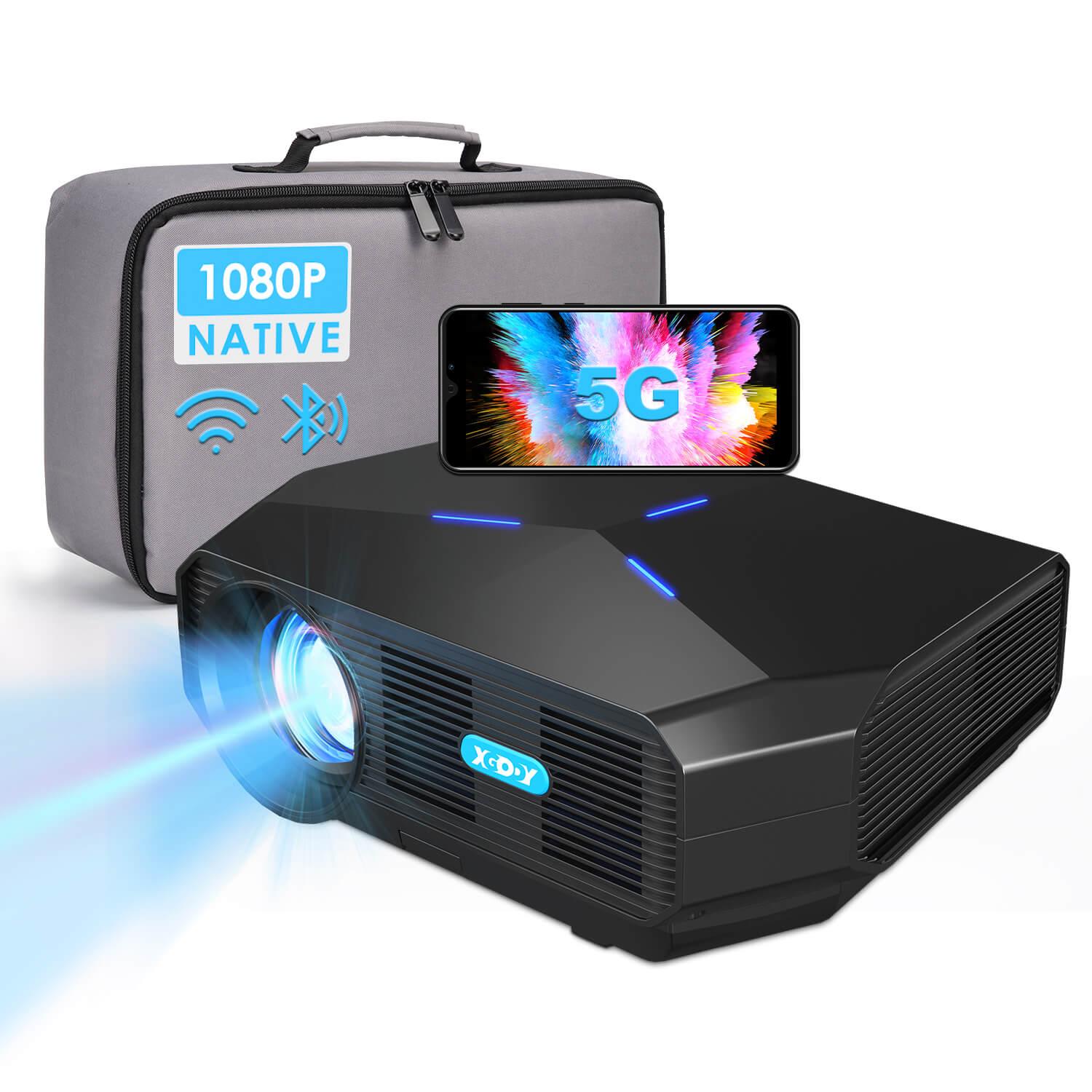 Cost-effective and Most worthwhile Native 1080P Full HD Video Projector | XGODY A4300 With WiFi & BT, Outdoor, Home Theater Projector - XGODY