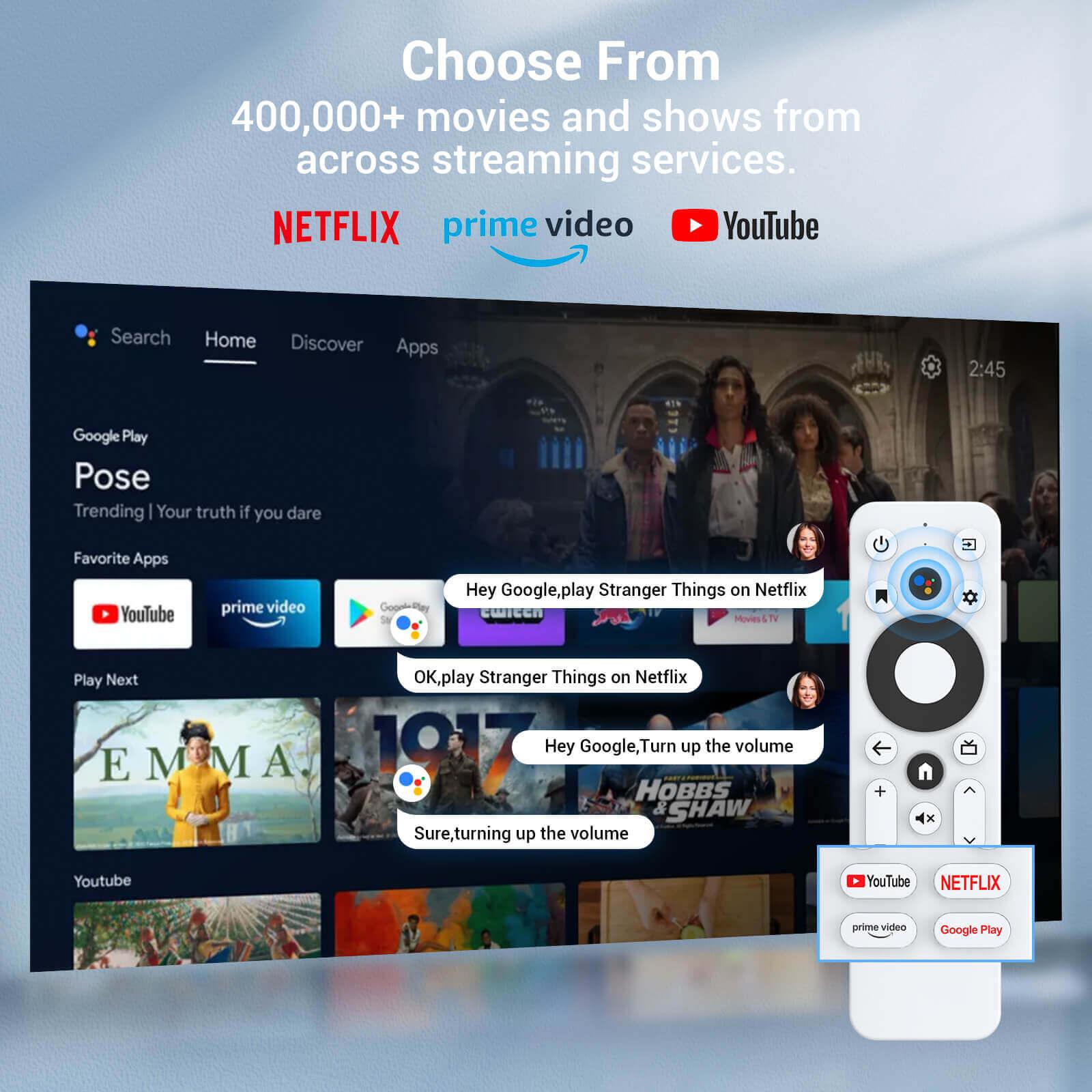 Cost-effective and Most worthwhile XGODY 4K Portable Smart Projector With Built-in Apps, Built-In TV Stick All-In-One Projector - XGODY