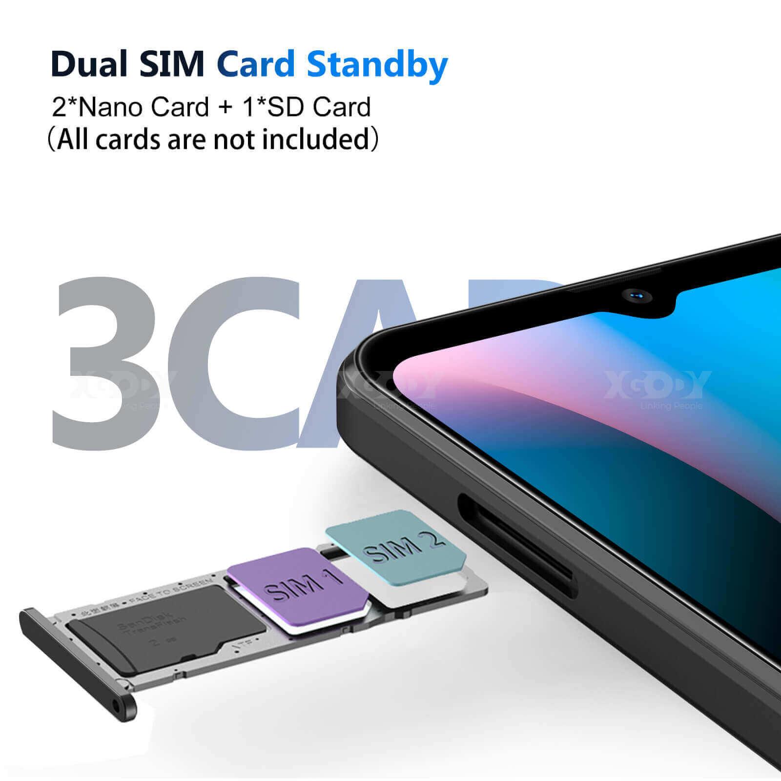 Cost-effective and Most worthwhile XGODY 6.3" Android Phone with Quad-Core Android 10, Dual 4G LTE - X18 Smart - XGODY