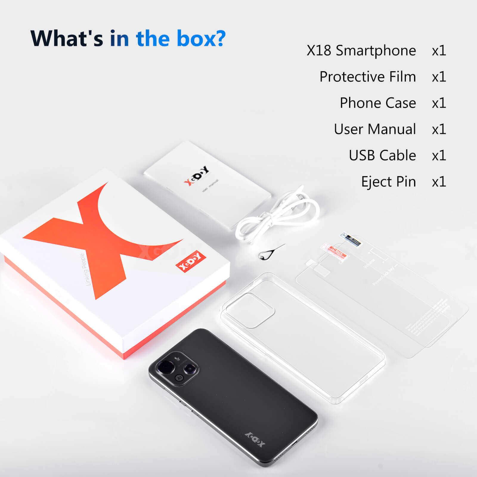 Cost-effective and Most worthwhile XGODY 6.3" Android Phone with Quad-Core Android 10, Dual 4G LTE - X18 Smart - XGODY