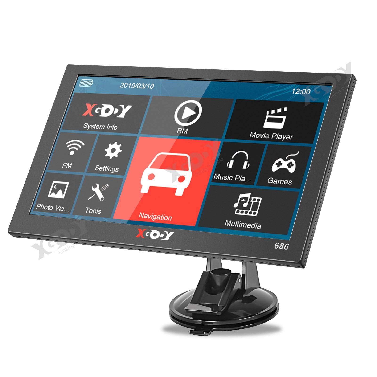 Cost-effective and Most worthwhile XGODY 686F/BT 9" Wireless Voice GPS Navigator - XGODY