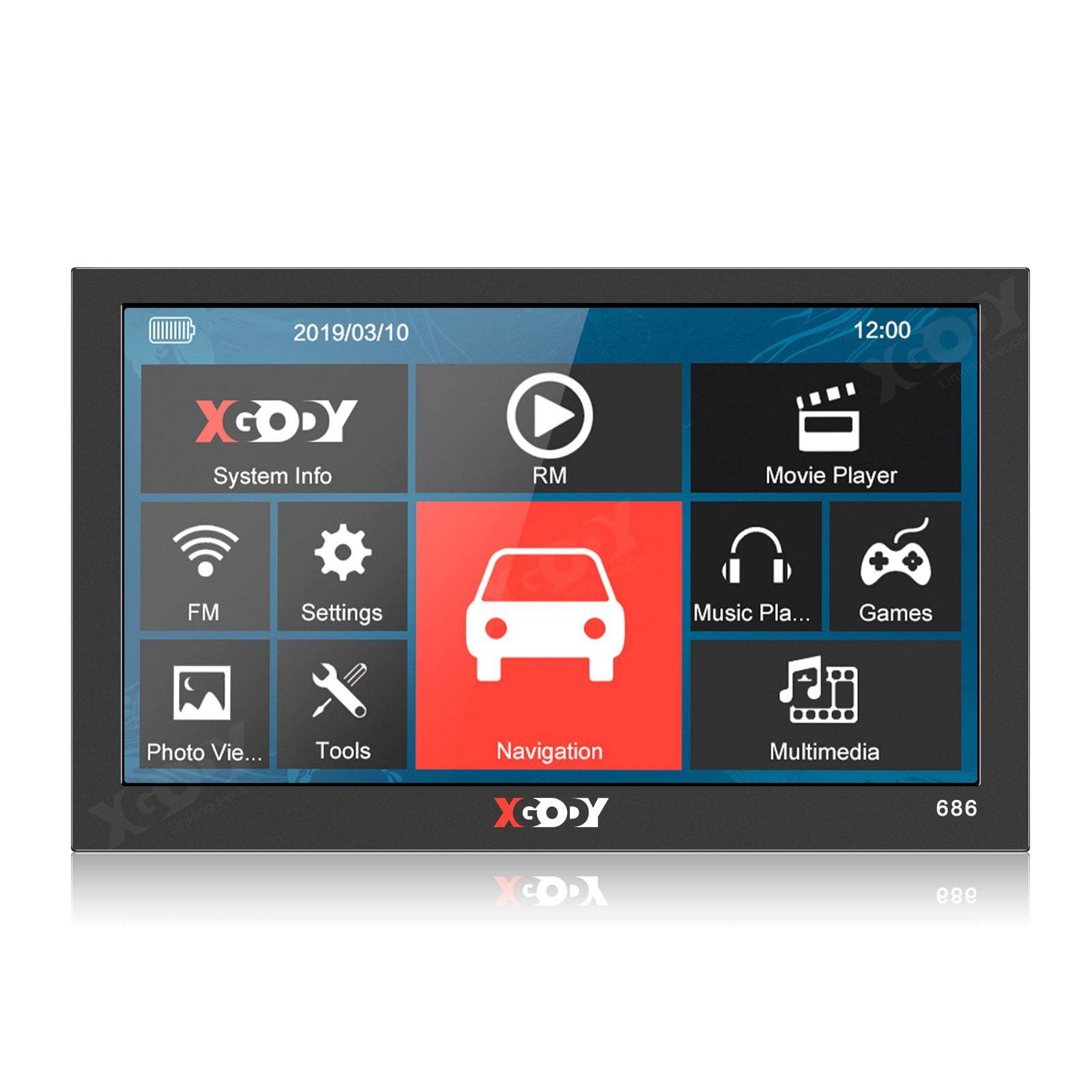 Cost-effective and Most worthwhile XGODY 686F/BT 9" Wireless Voice GPS Navigator - XGODY