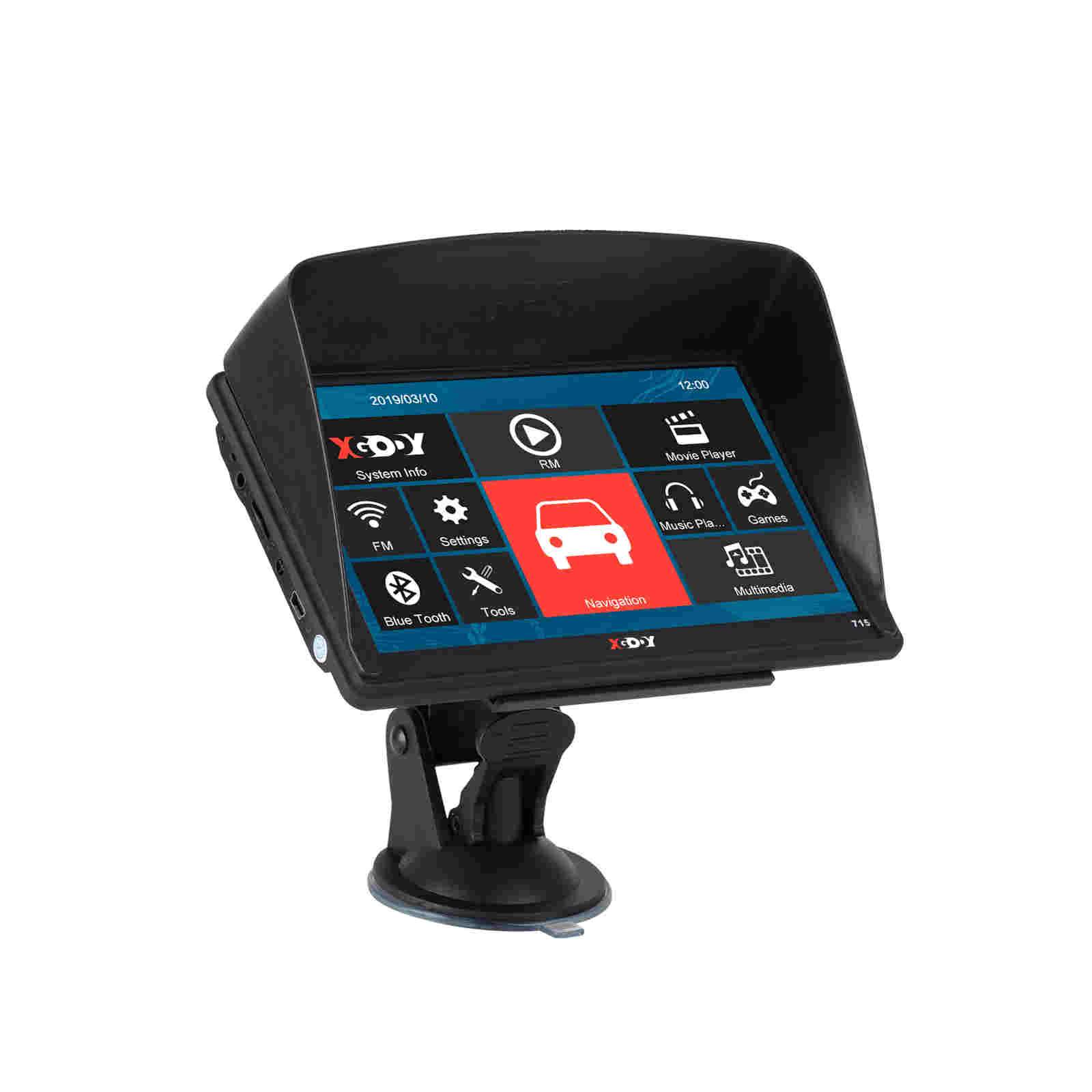 Cost-effective and Most worthwhile XGody 715BT 7'' High Sensitivity Bluetooth GPS Navigator - XGODY