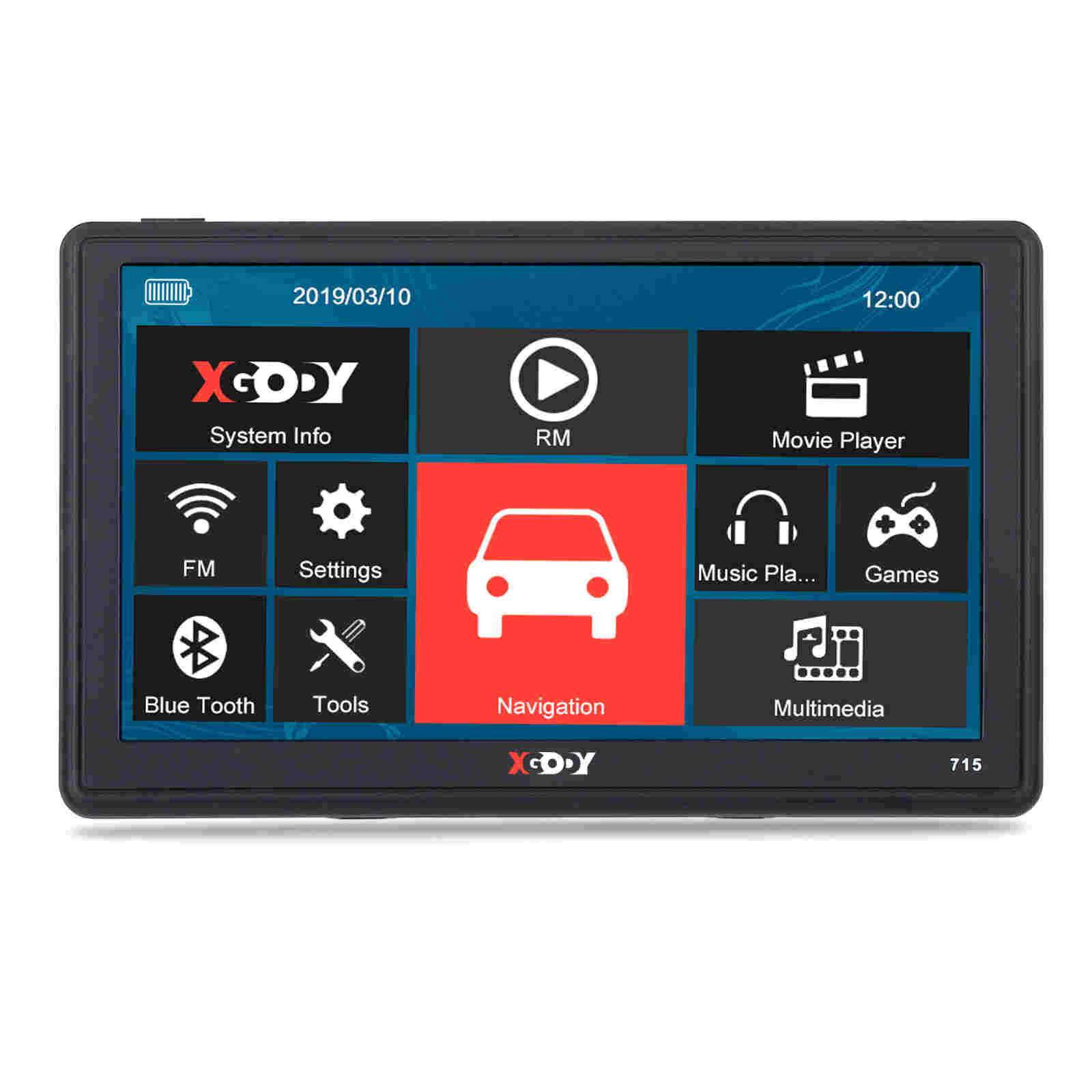 Cost-effective and Most worthwhile XGody 715BT 7'' High Sensitivity Bluetooth GPS Navigator - XGODY