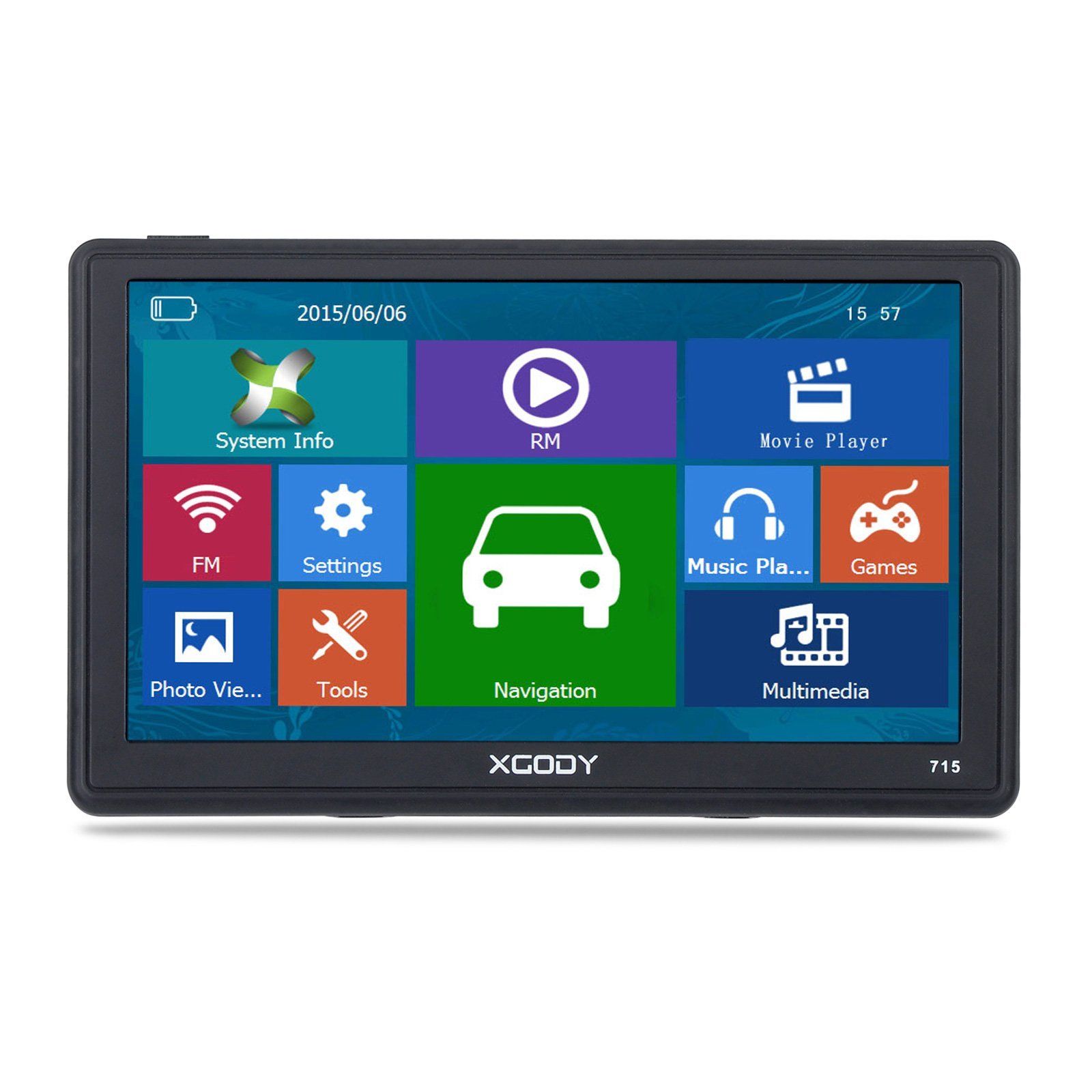 Cost-effective and Most worthwhile XGODY 715F 7" TRUCK Car GPS Navigator 8GB World Map - XGODY