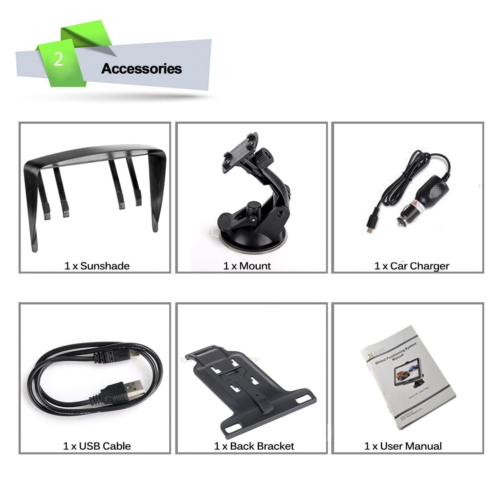 Cost-effective and Most worthwhile XGODY 715F 7" TRUCK Car GPS Navigator 8GB World Map - XGODY