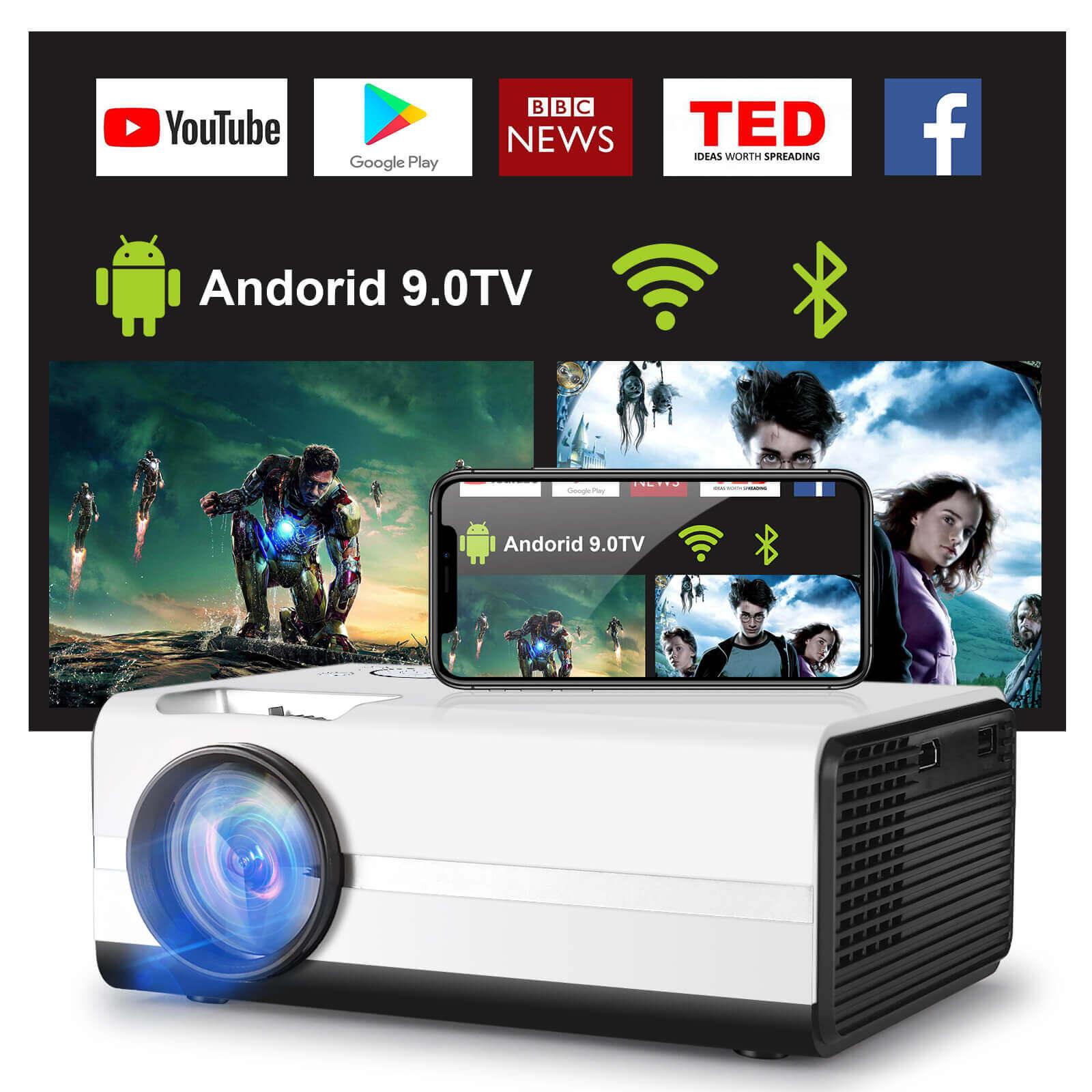 Cost-effective and Most worthwhile XGODY Android Mini Smart Projector T01 With WiFi Bluetooth Outdoor Video Pico Projector Support 1080P - XGODY