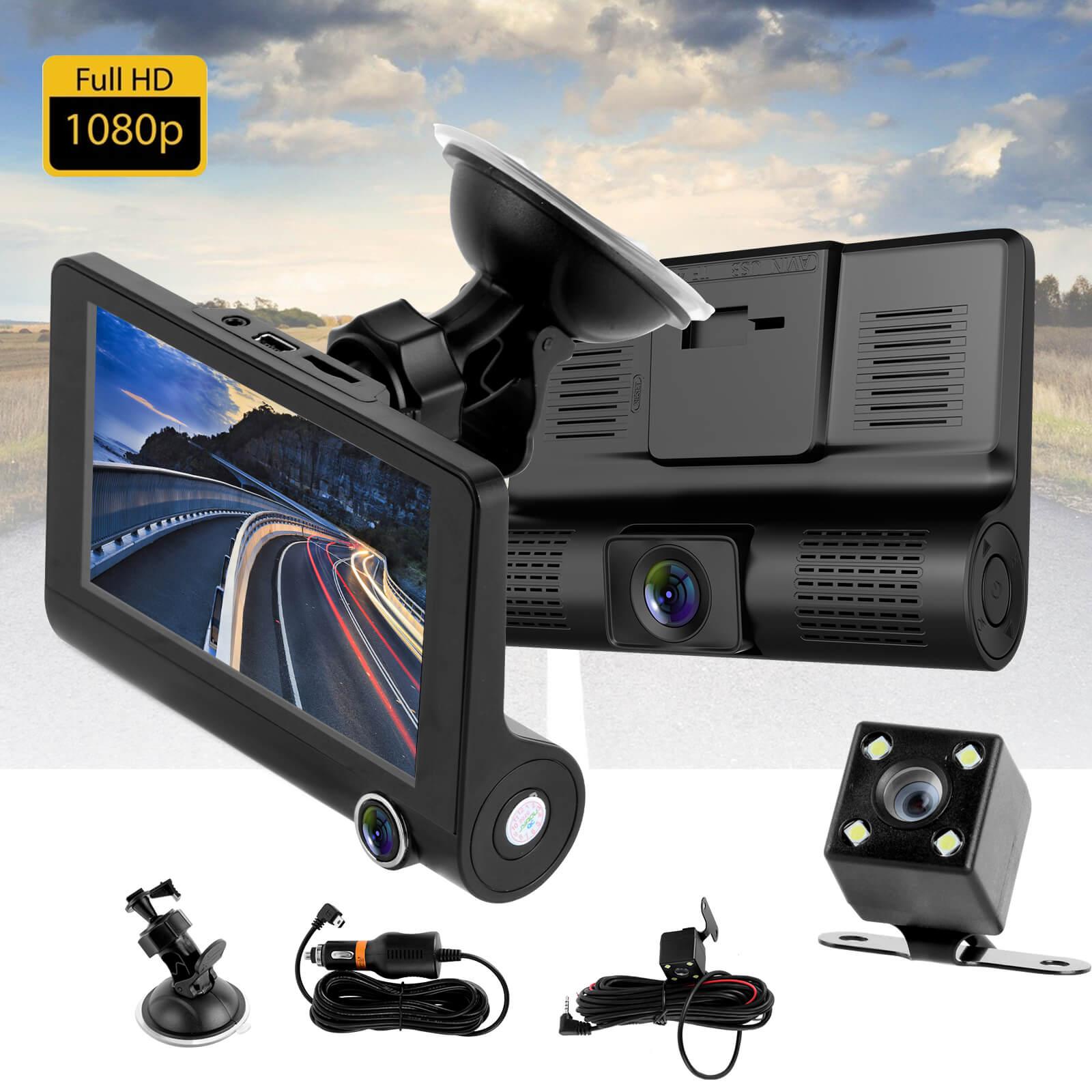 Cost-effective and Most worthwhile XGODY C2 4-inch 1080P 3 Lens Car Dash Cam with Video Recorder - XGODY