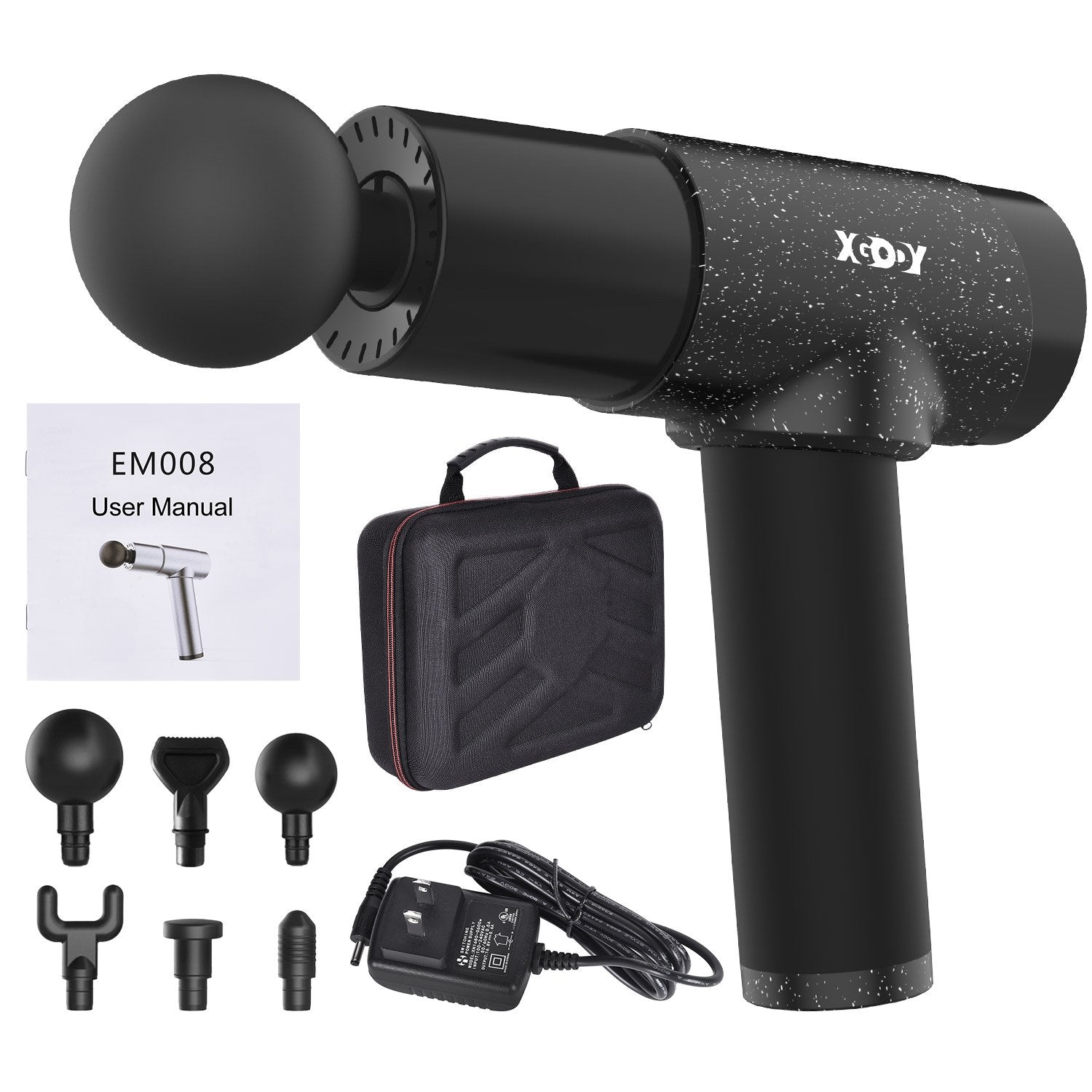 Cost-effective and Most worthwhile Xgody EM008 Fascia Massage Gun Deep Tissue - XGODY