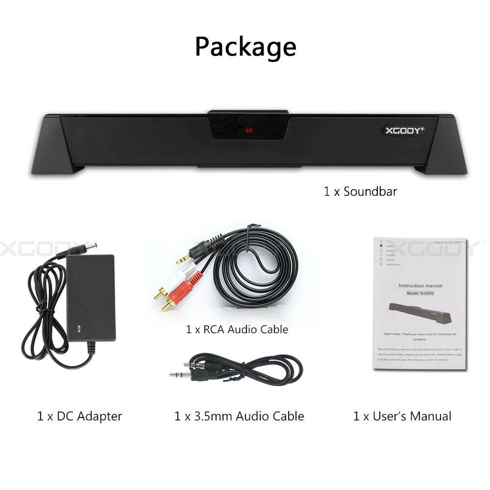 Cost-effective and Most worthwhile Xgody G-XS02 TV Bluetooth AUX SoundBar Home Theater - XGODY