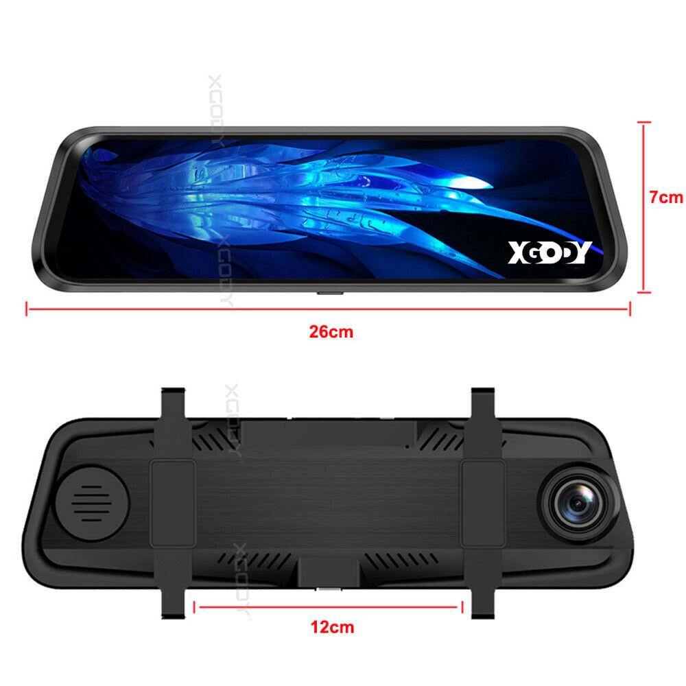 Cost-effective and Most worthwhile XGODY J802 DVR 10'' with HD Dual Lens & Rearview Camera Video Recorder - XGODY
