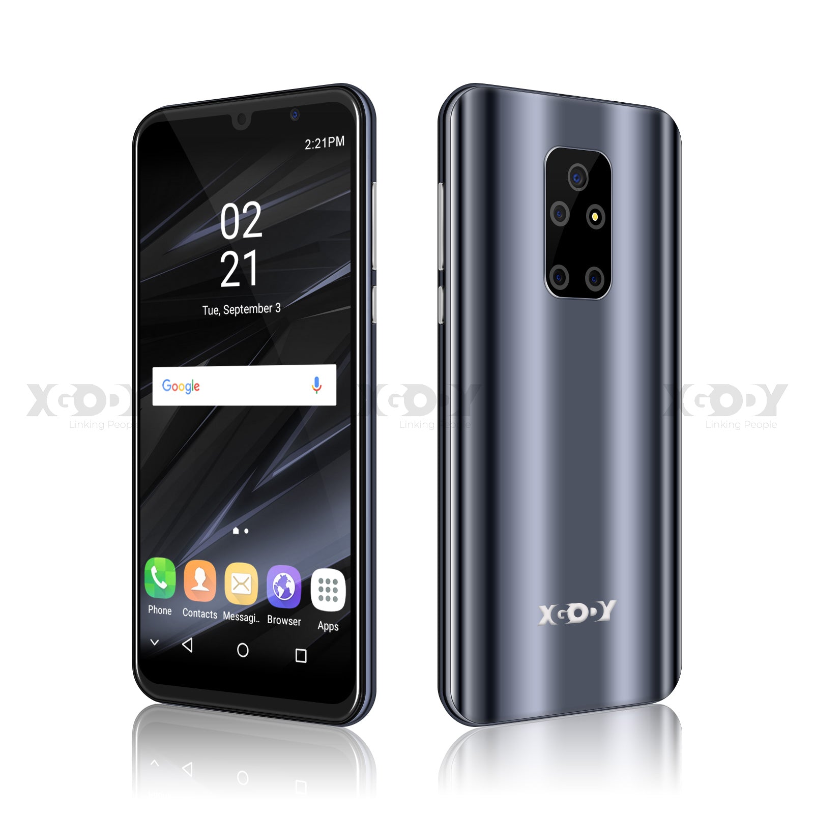 Cost-effective and Most worthwhile XGODY Mate30 Mini Smartphone 5.5" Dual Sim Finger Gestures - XGODY