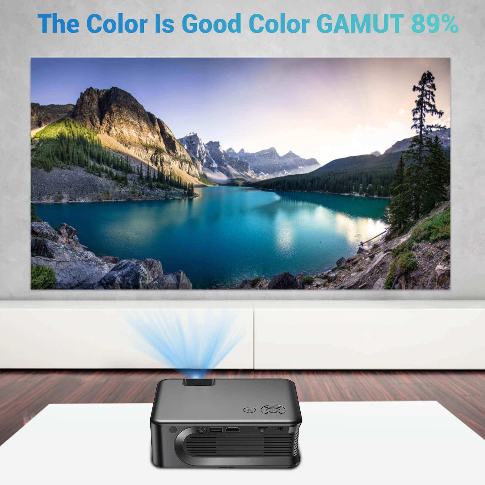 Cost-effective and Most worthwhile XGODY Mini Video Projector 1080P Built-in Battery, Wireless Bluetooth and WiFi Projection - XGODY