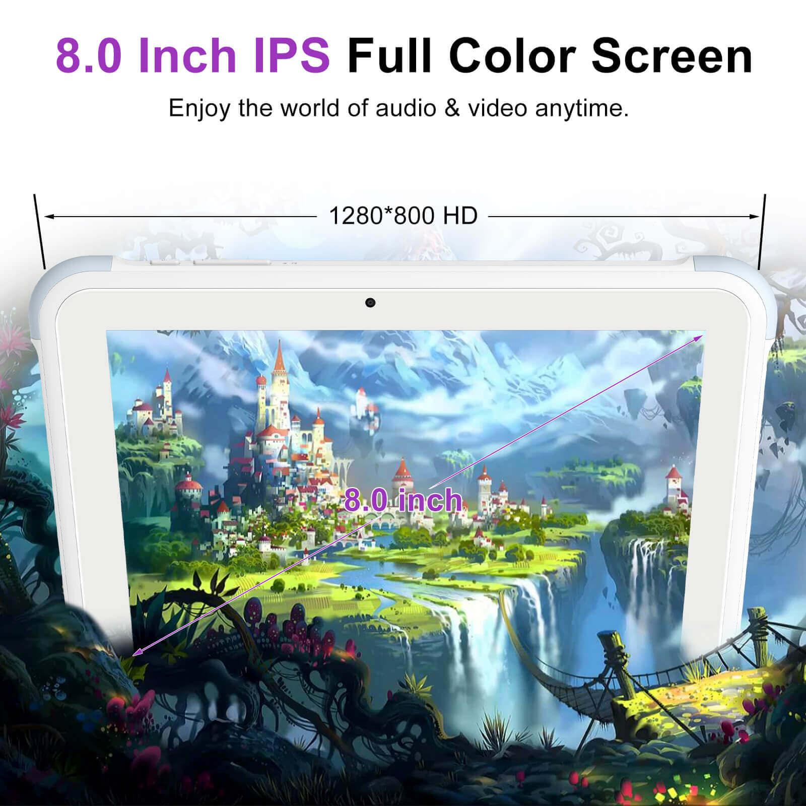 Cost-effective and Most worthwhile XGODY P30 Dual SIM 4G 1.3Hz Quad Core Processer 8 Inch HD Screen Tablet For Kids - XGODY
