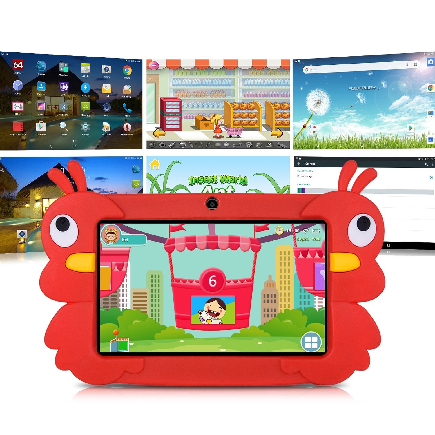 Cost-effective and Most worthwhile XGODY T702 2G RAM 16G ROM HD Quad core Tablet Kid - XGODY