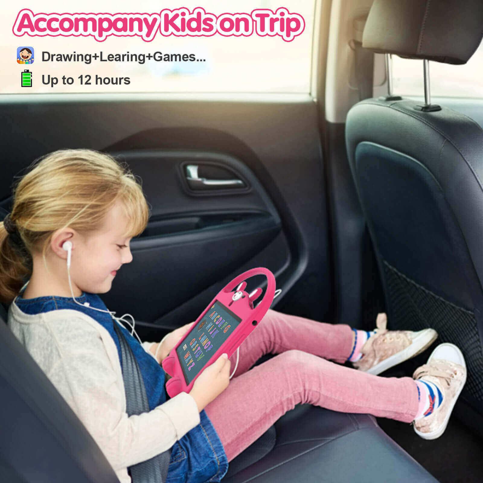 Cost-effective and Most worthwhile XGODY T702 PRO 7 Inch 32GB Android 11.0 OS Children's Tablets PC Handheld Cartoon Leather Case - XGODY