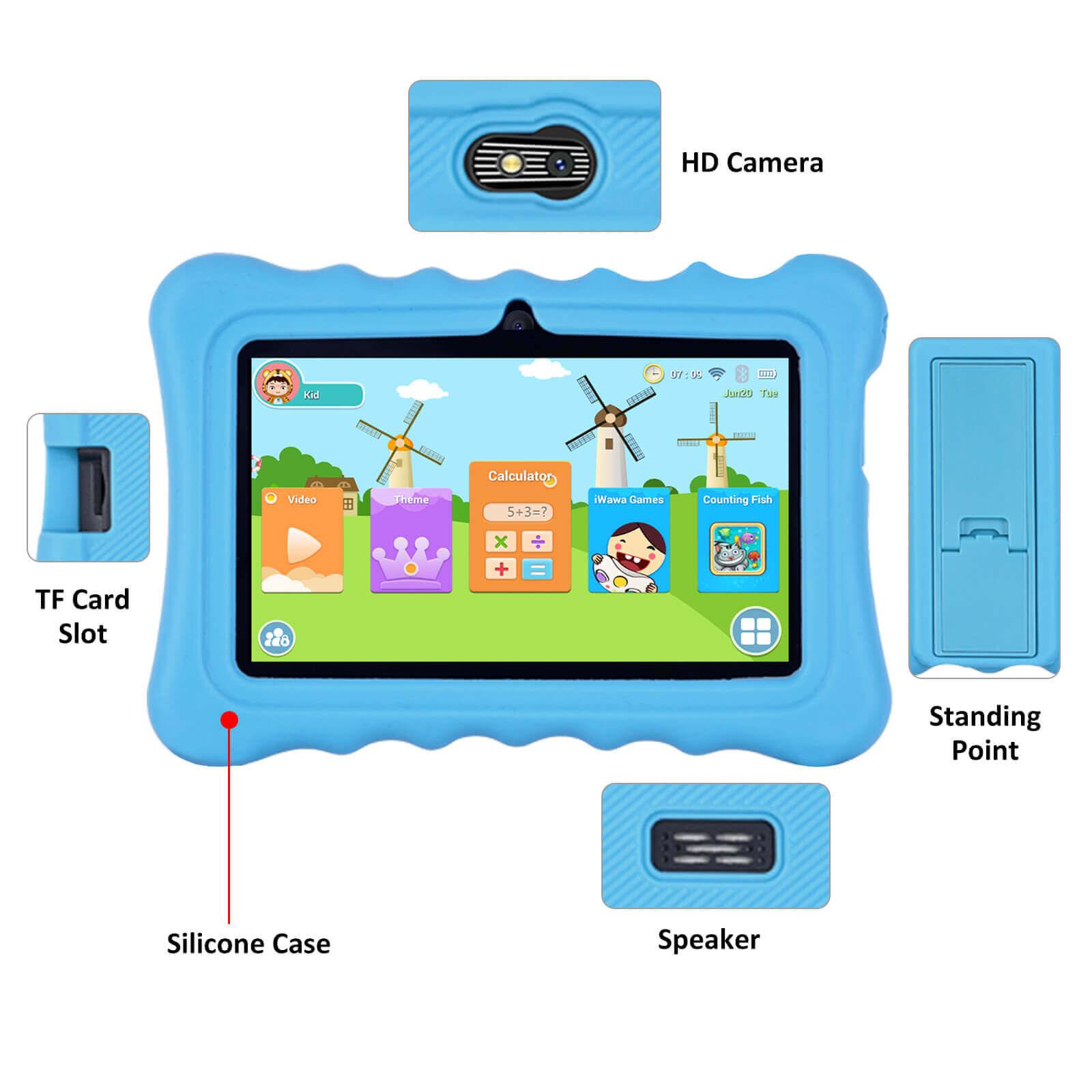 Cost-effective and Most worthwhile XGODY T702 Pro Android 11 HD 32G Kids Tablet, With Protective Case, Download Google The Apps For Free - XGODY