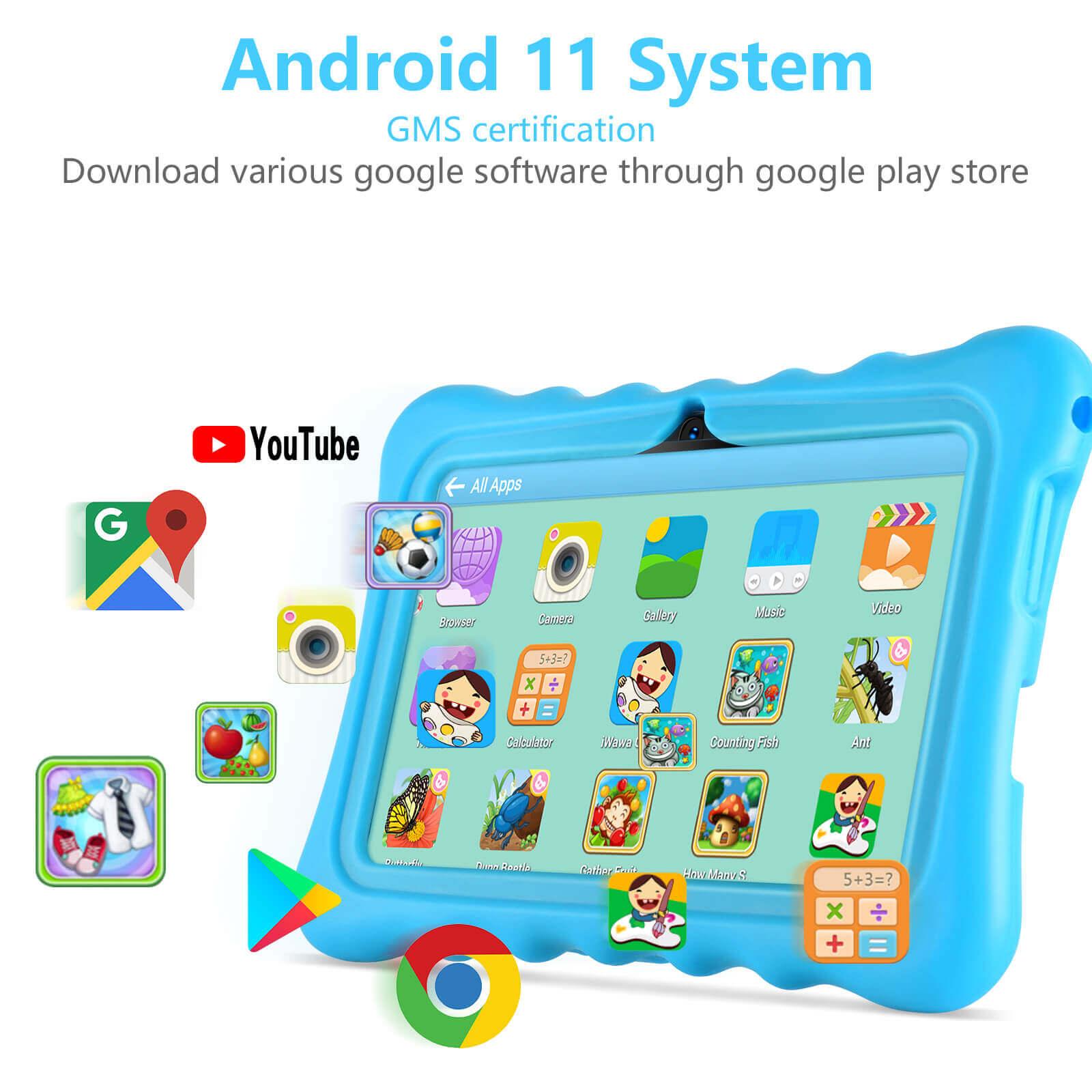 Cost-effective and Most worthwhile XGODY T702 Pro Android 11 HD 32G Kids Tablet, With Protective Case, Download Google The Apps For Free - XGODY