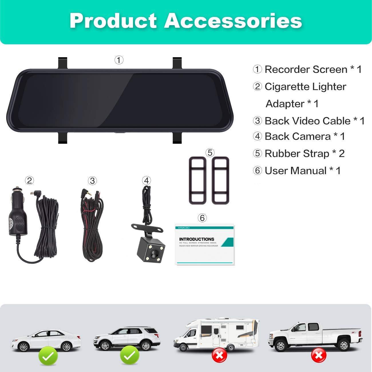 Cost-effective and Most worthwhile XGODY V21 Dual Lens 10" Dash Cam FHD 1080P DVR & Recorder Rearview - XGODY