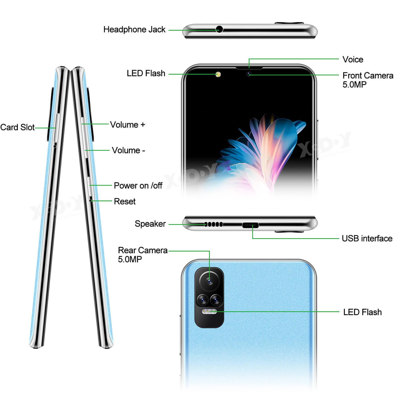 Cost-effective and Most worthwhile XGODY V40 Unlocked Cell Phone 16G Andiord 4G Dual SIM 6'' HD Display Best Choice - XGODY