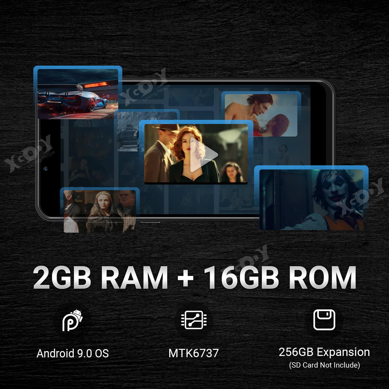 Cost-effective and Most worthwhile XGODY X13 Unlocked Smartphones, 6.1 Inch Android 9.0 OS with Dual SIM, Massive Battery, Face Recognition - XGODY