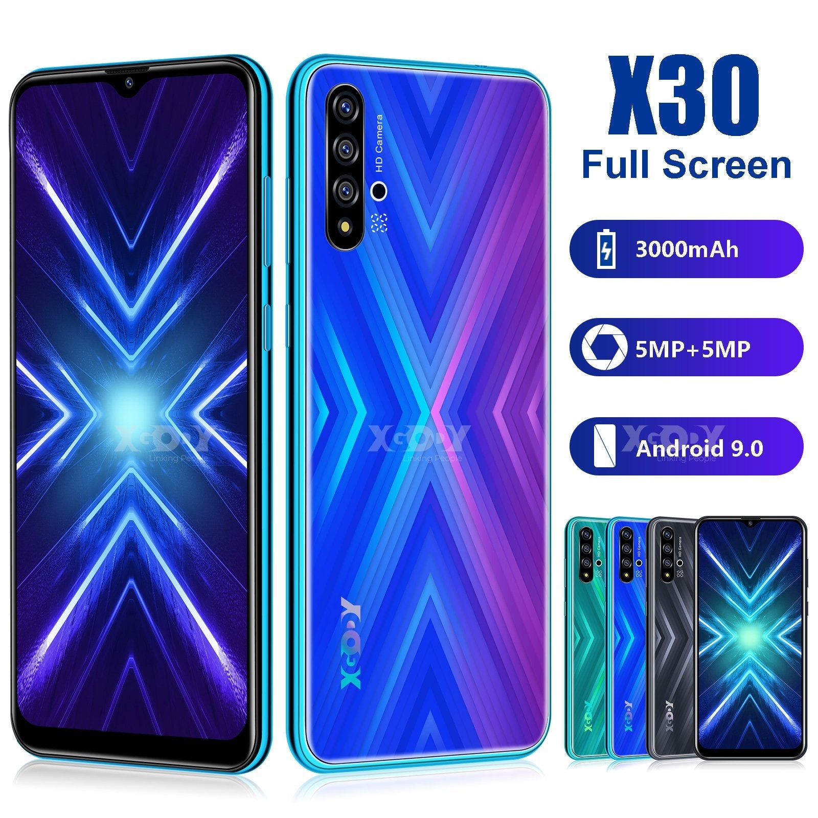 Cost-effective and Most worthwhile XGODY X30 3G unlocked smartphone - XGODY