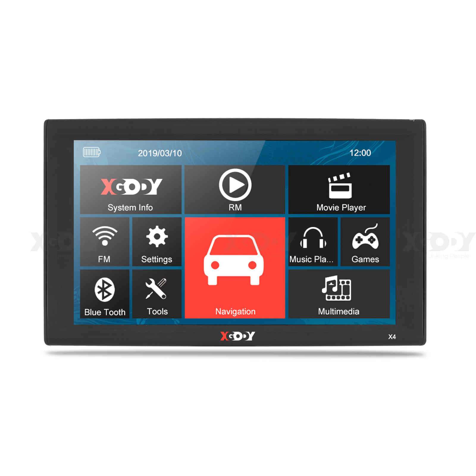 Cost-effective and Most worthwhile XGODY X4 BT/F 9'' Navigator GPS Sat Nav FM Bluetooth - XGODY