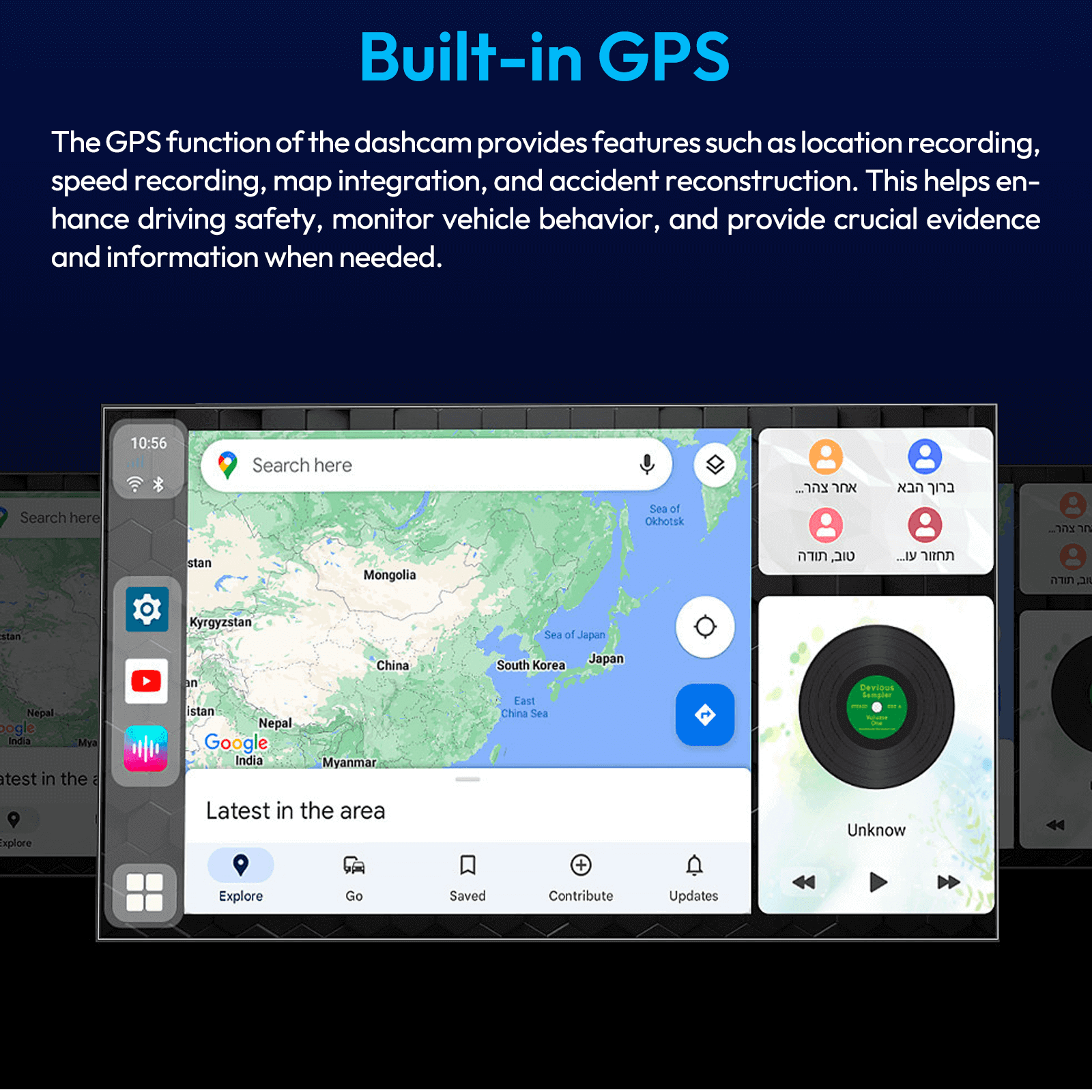 Cost-effective and Most worthwhile XGODY H30 Dash Cam | 10.26" Screen, 4K Camera, Carplay/Android Auto Support - XGODY 