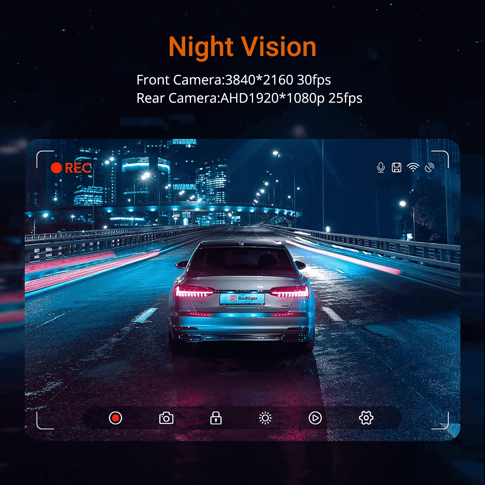 Cost-effective and Most worthwhile XGODY J402 Pro Dash Cam | 4K + 1080P Dual Lens, 24-Hour Monitoring, Night Vision - XGODY 