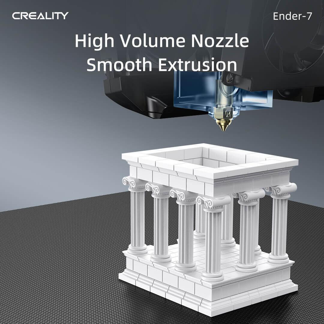 Cost-effective and Most worthwhile Creality Ender 7 3D Printer 250 mm/s High-Speed Printing with High Precision Linear Rail Core XY Structure, Dual Cooling Fans, FDM 3D Printing - XGODY 