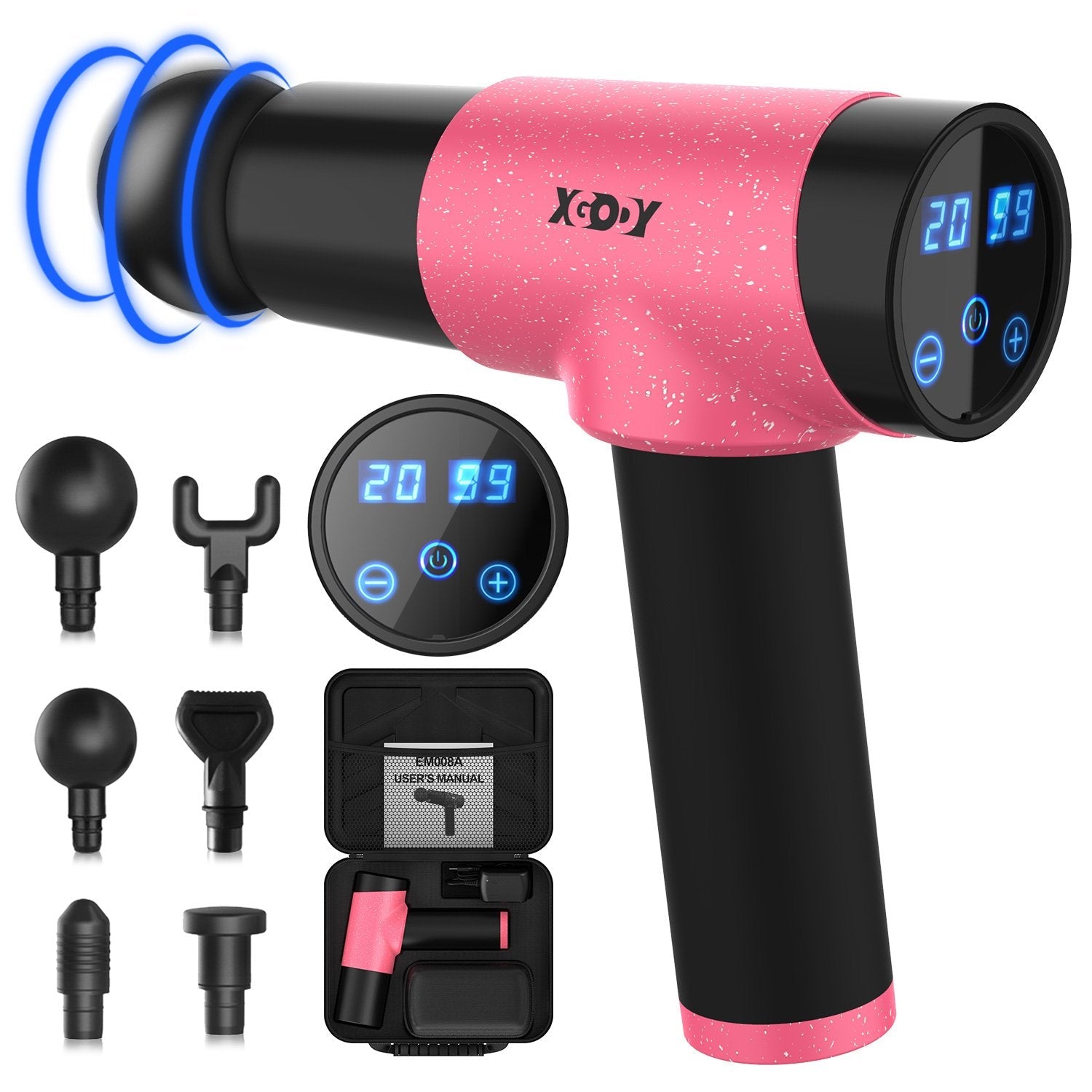 Cost-effective and Most worthwhile Xgody EM008 Fascia Massage Gun Deep Tissue - XGODY 