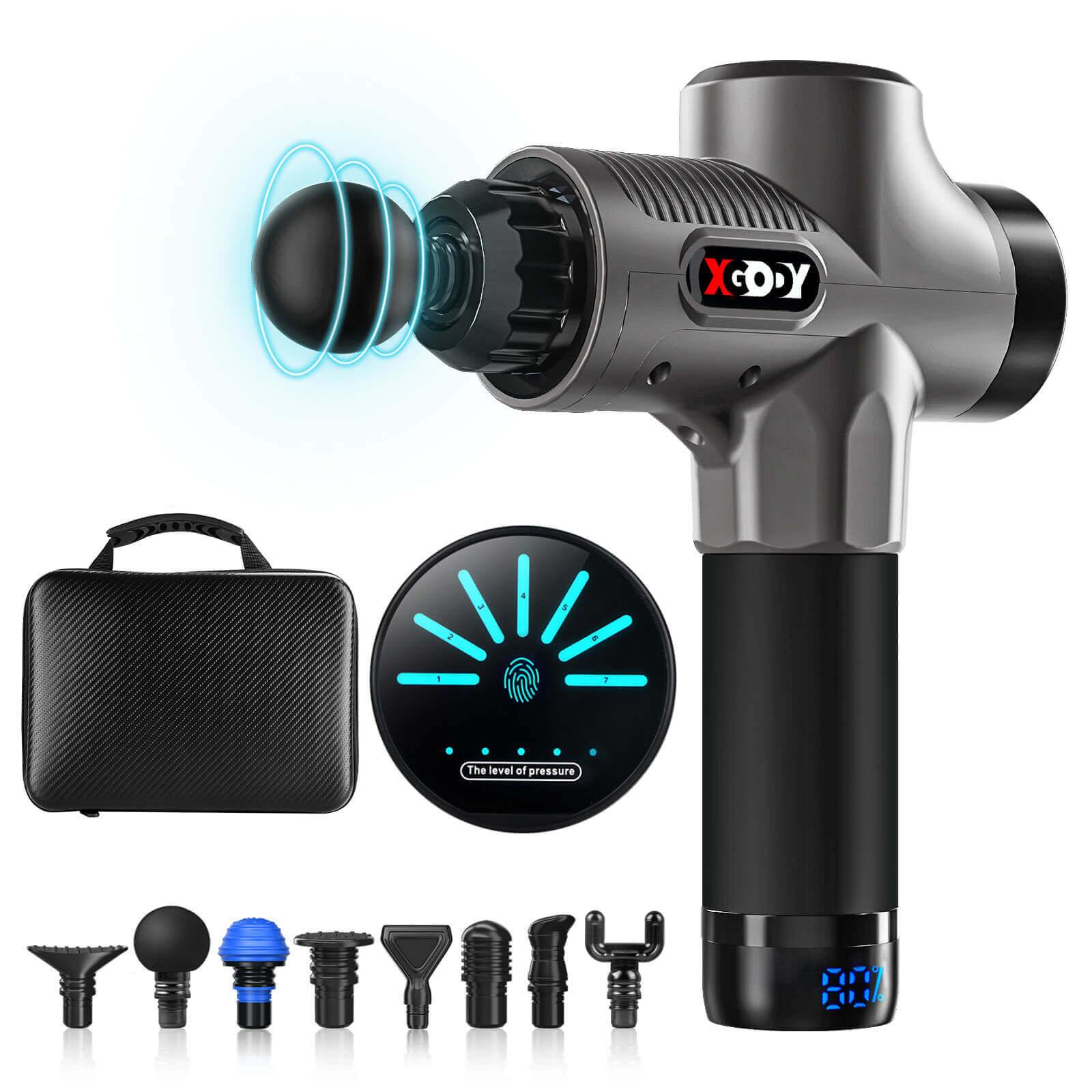 Cost-effective and Most worthwhile XGODY GM004 Bürstenlose kabellose professionelle Muskelmassagepistole zur Schmerzlinderung im tiefen Gewebe - XGODY 