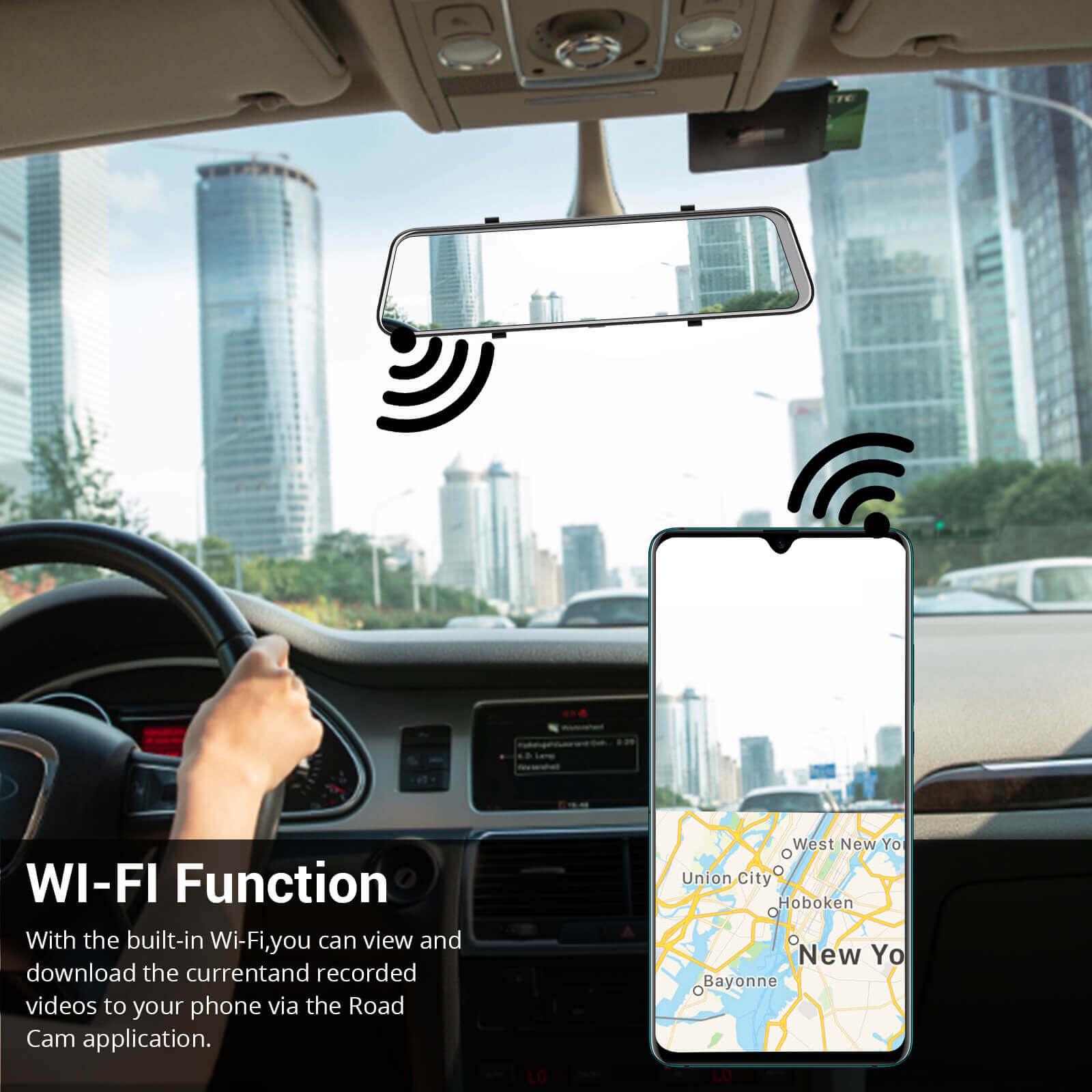 Cost-effective and Most worthwhile XGODY HN128-Pro 12" 4K+1080P Dual Dashcam, With GPS WIFI Controllo Vocale - XGODY 