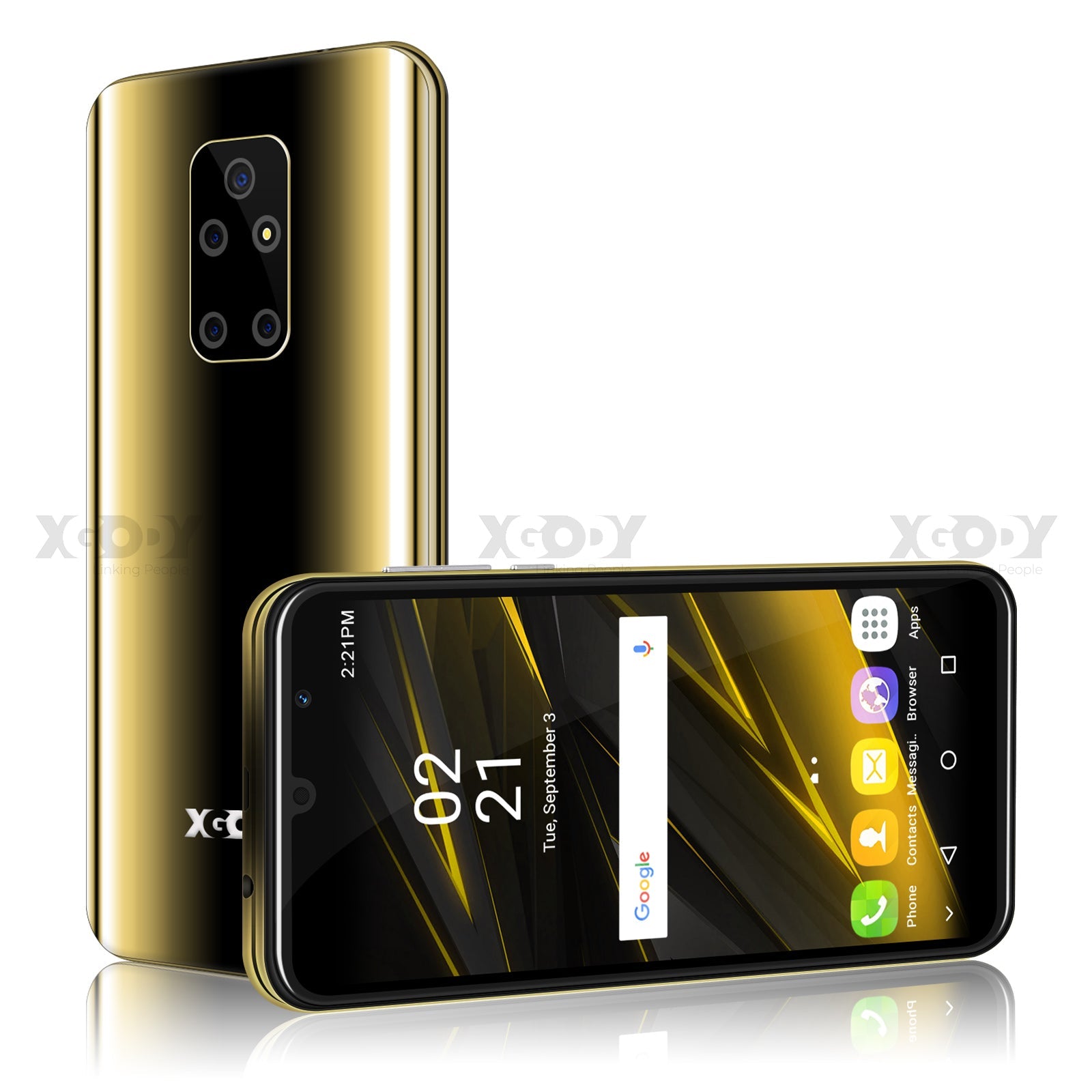 Cost-effective and Most worthwhile XGODY Mate30 Mini Smartphone 5.5" Dual Sim Finger Gestures - XGODY 