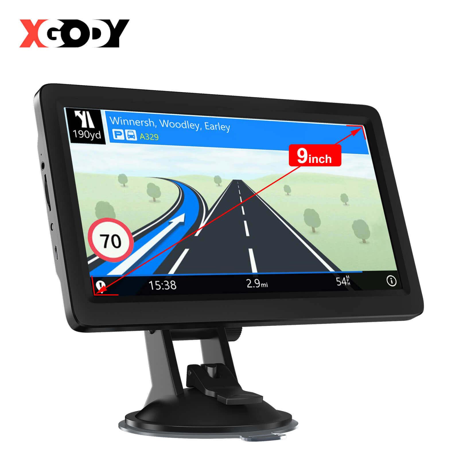 Cost-effective and Most worthwhile XGODY ODM Truck Sat Nat | X8 HD 9 Inch Touch Screen GPS For Pro Trailer Including Dangerous Goods Transport - XGODY 