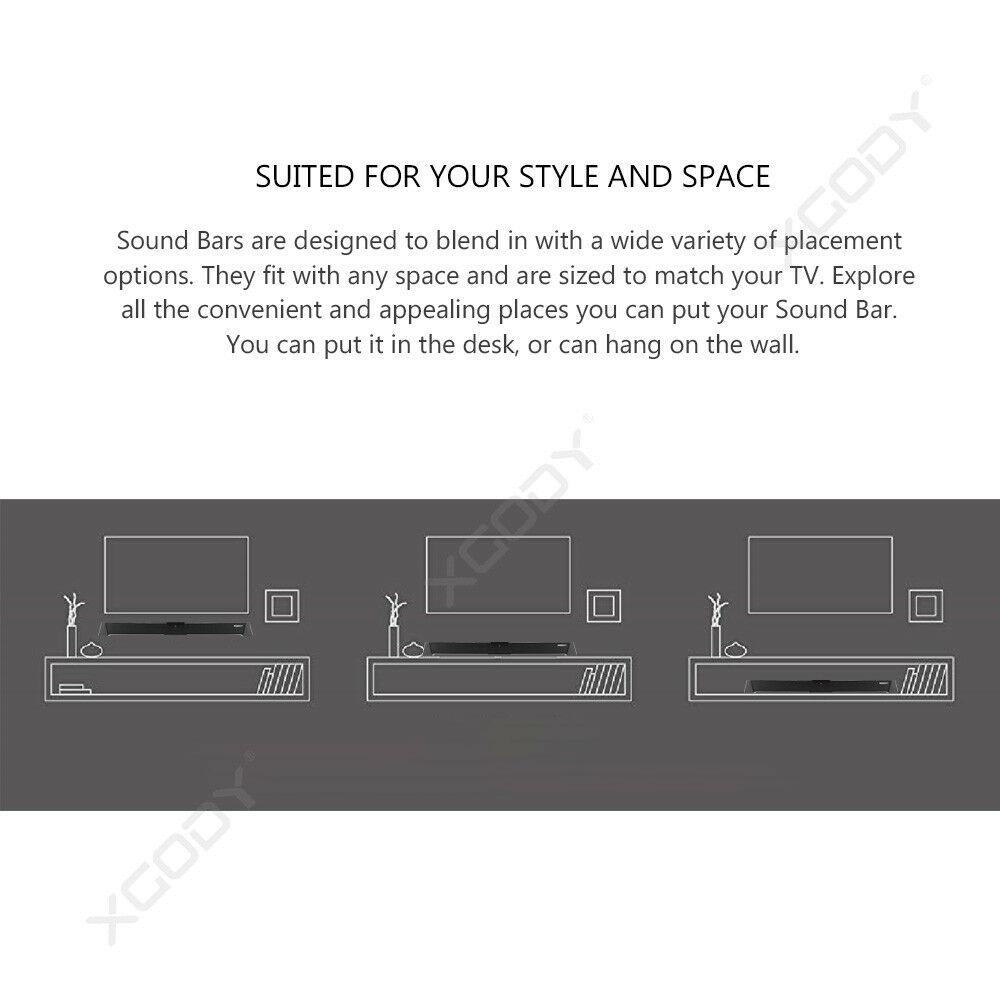 Cost-effective and Most worthwhile Xgody S-XS02 Wireless Bluetooth Hi-Fi Soundbar - XGODY 