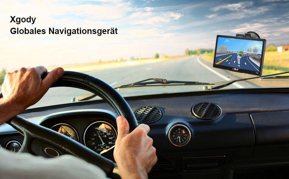 Cost-effective and Most worthwhile XGODY Sat Nav 718 GPS Navigation System For Car Truck with Voice  Direction Guidance Speed Camera Warning - XGODY 
